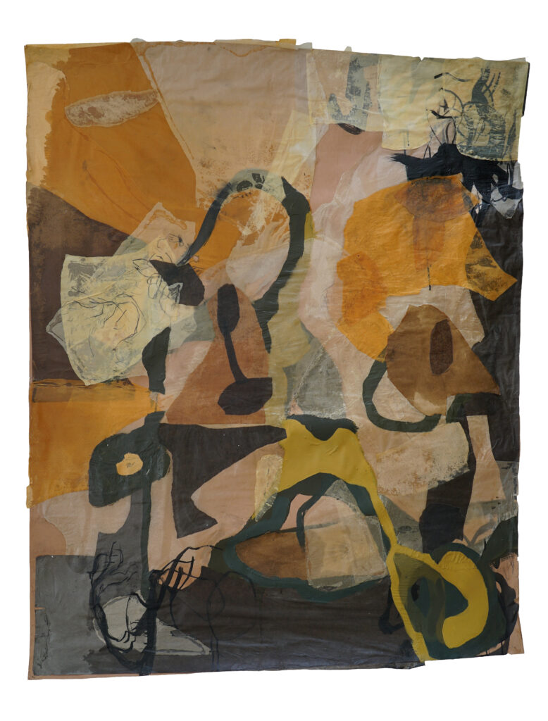Untitled | 155x130 cm | Collage on cardboard | 2020