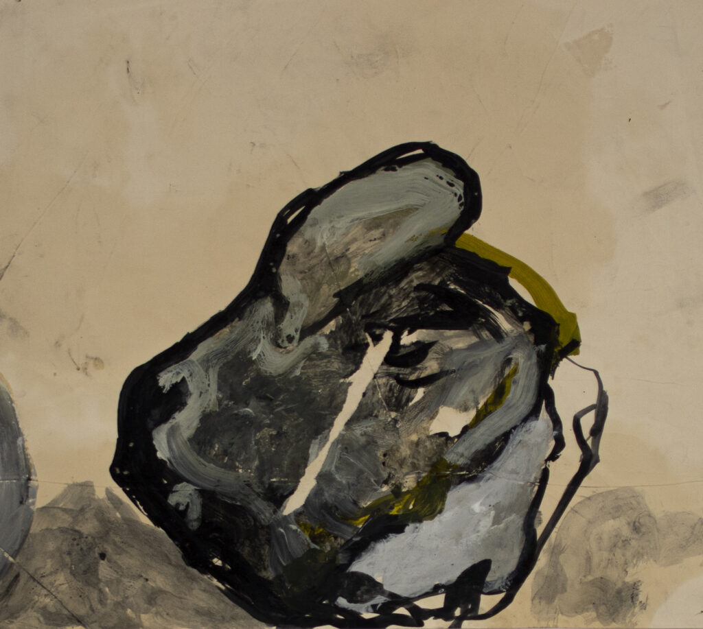 Untitled | 40x40 cm | oil color on paper | 2020