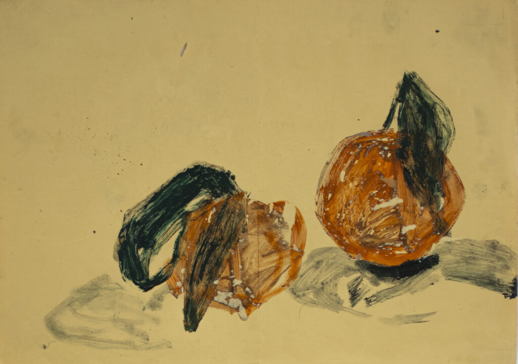 Untitled | 30x43 cm | oil color on paper | 2020