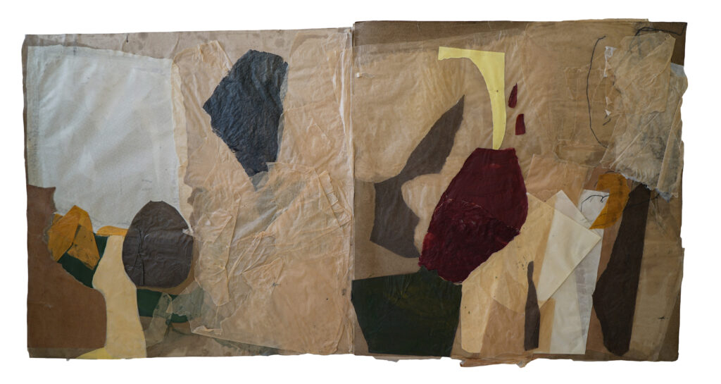 Untitled | 80x160 cm | Collage on cardboard | 2020