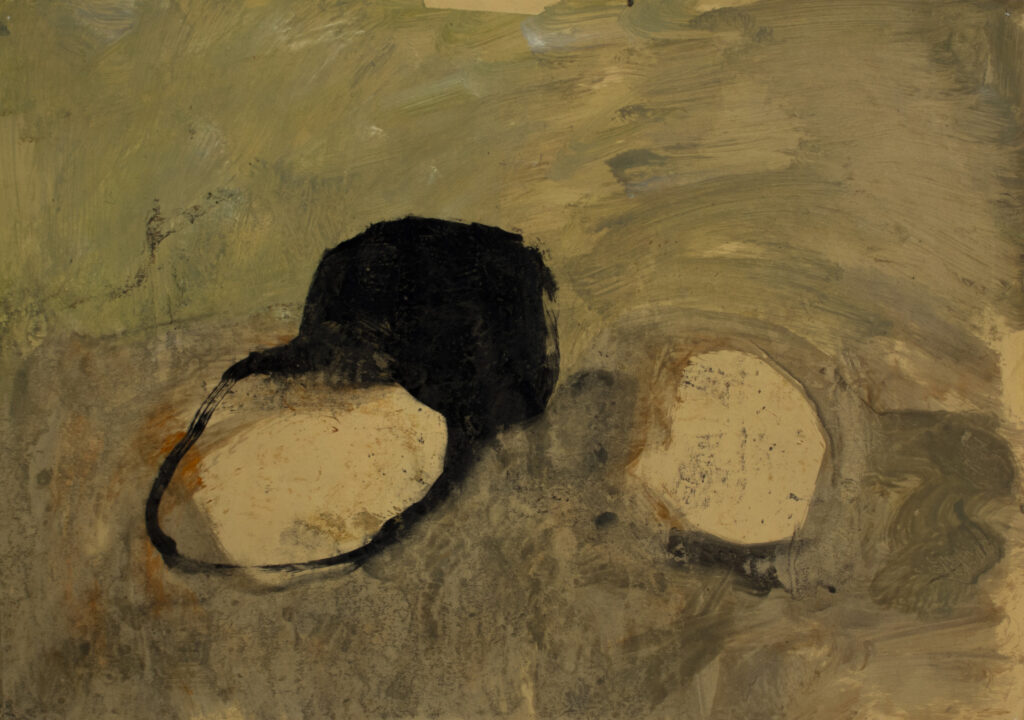 Untitled | 30x43 cm | oil color on paper | 2020