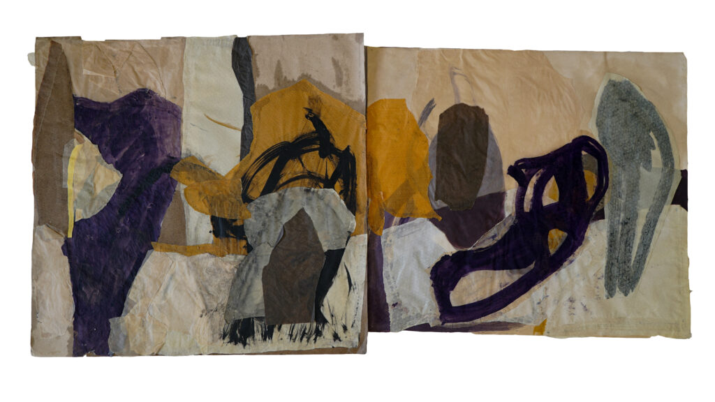 Untitled | 80x160 cm | Collage on cardboard | 2020
