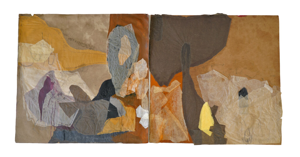 Untitled | 80x160 cm | Collage on cardboard | 2020