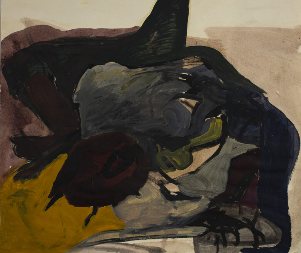 Untitled | 40x50 cm | oil color on paper | 2020