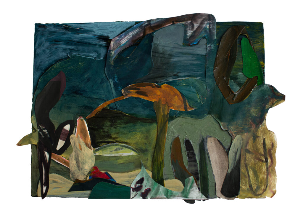 Untitled | 30x40 cm | Collage on cardboard | 2020