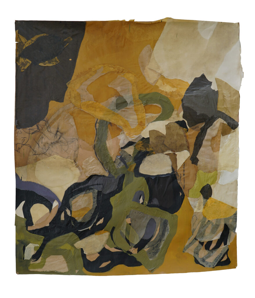 Untitled | 140x127 cm | Collage on cardboard | 2020