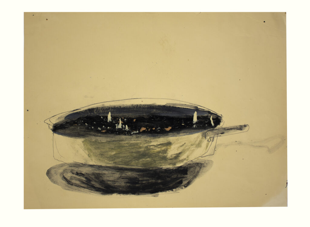 Untitled | 30x43 cm | oil color on paper | 2020