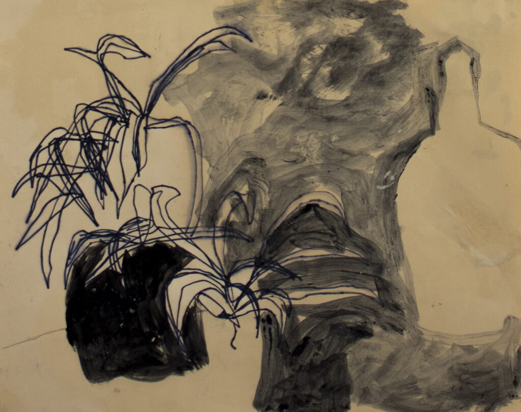 Untitled | 21x31 cm | oil color on paper | 2020