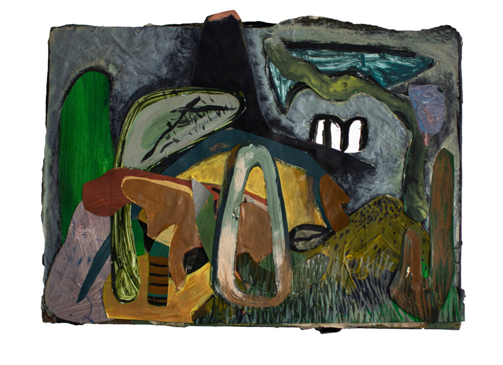 Untitled | 25x35 cm | Collage on cardboard | 2020