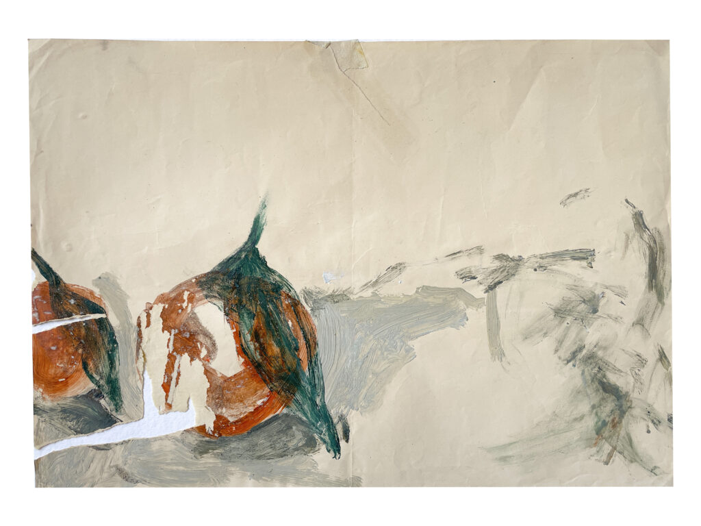 Untitled | 30x43 cm | oil color on paper | 2020