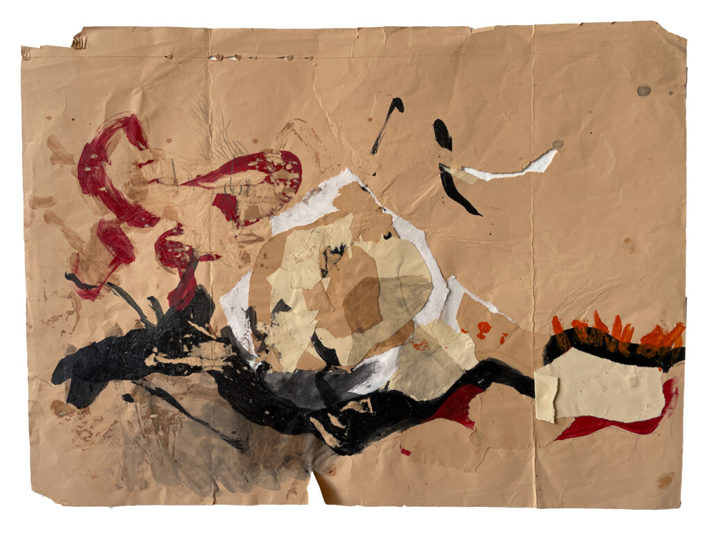 Untitled | 20x30 Cm | Collage and oil color on paper | 2022
