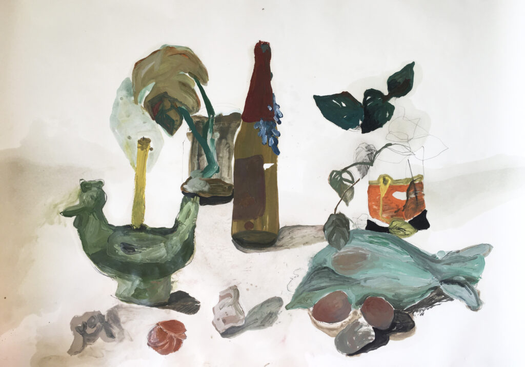 Untitled | 100x150 cm | oil color on paper | 2021