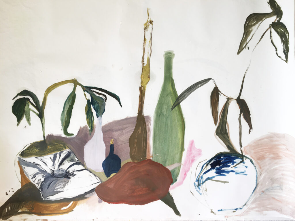 Untitled | 100x150 cm | oil color on paper | 2021