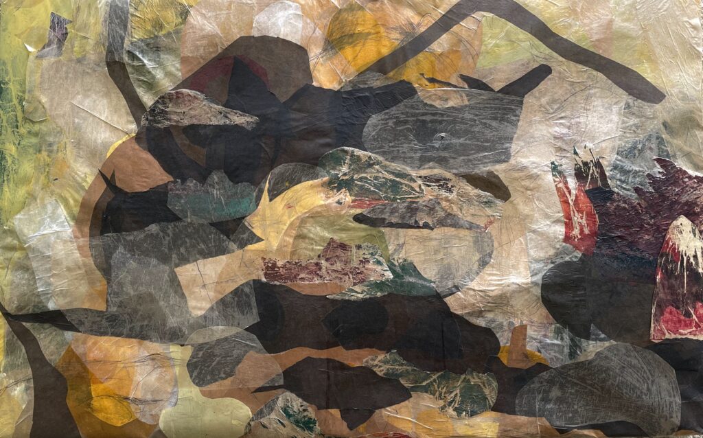 Untitled | 70x100 cm | Collage on cardboard | 2020