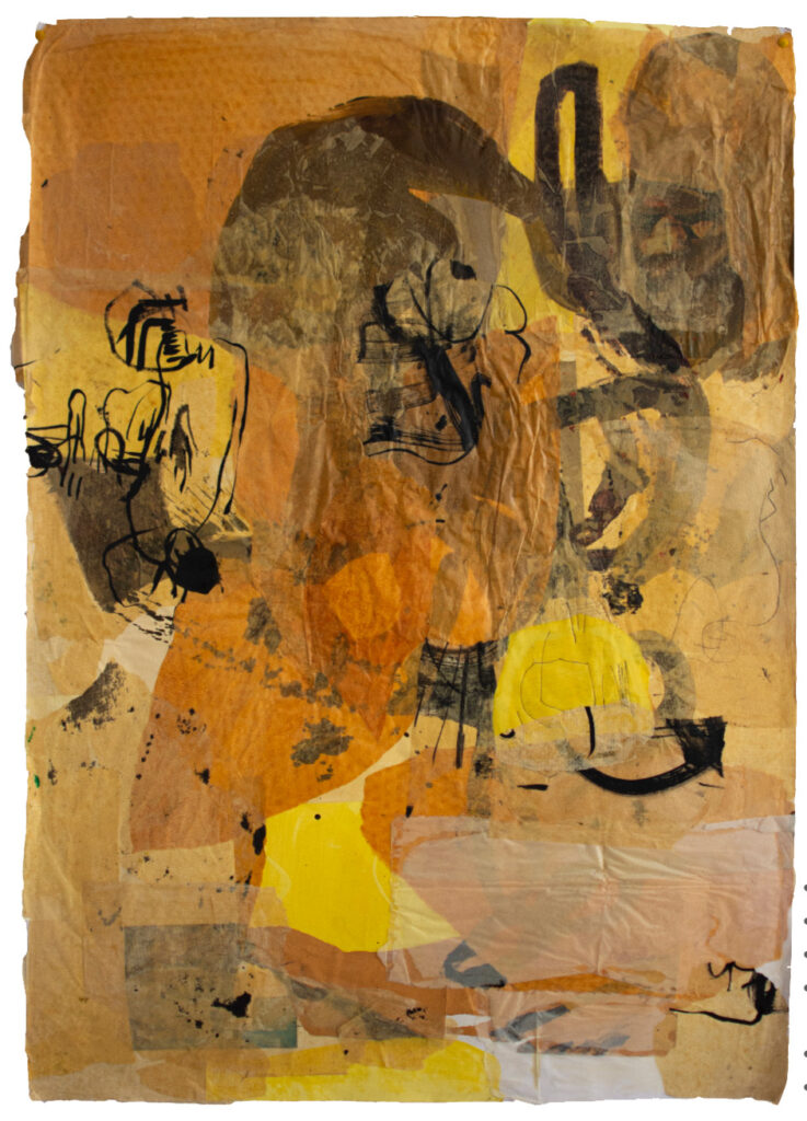 Untitled | 100x70 cm | Collage on cardboard | 2020