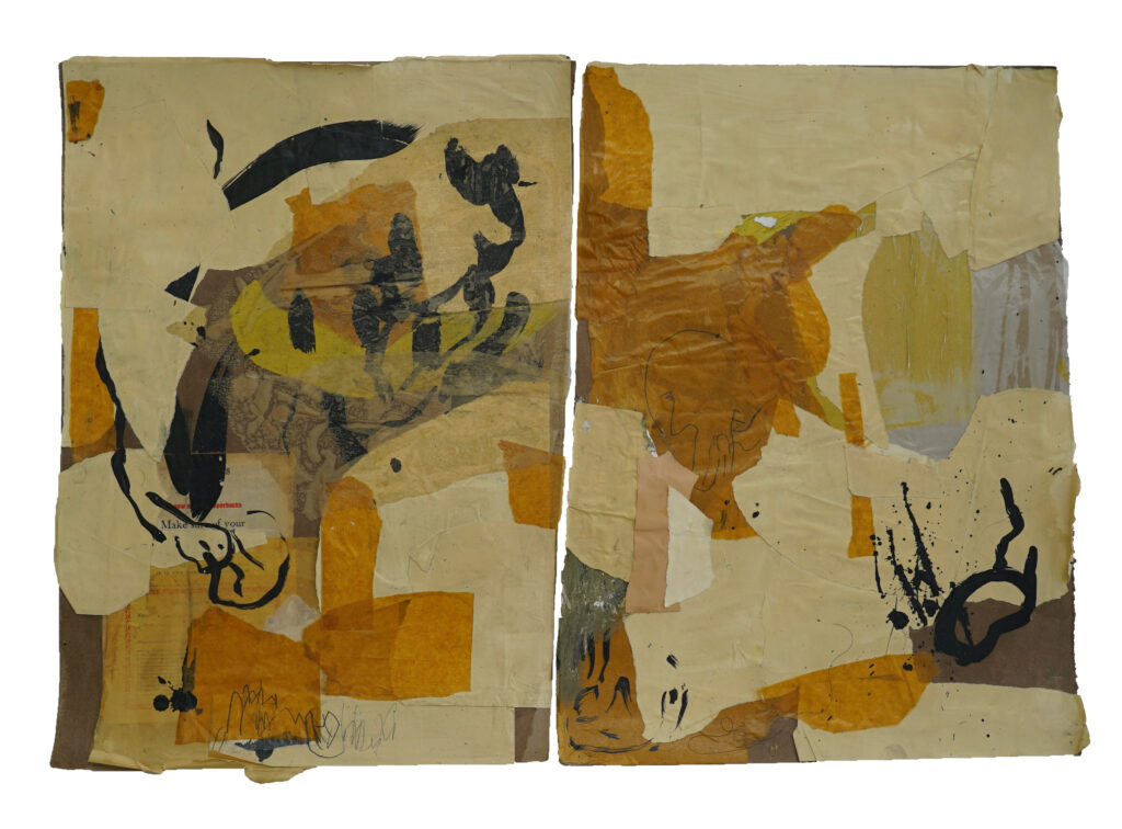 Untitled | 50x72 cm | Collage on cardboard | 2020