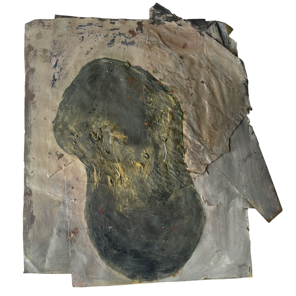 Untitled | 30x36 Cm | Collage and oil color on paper | 2022
