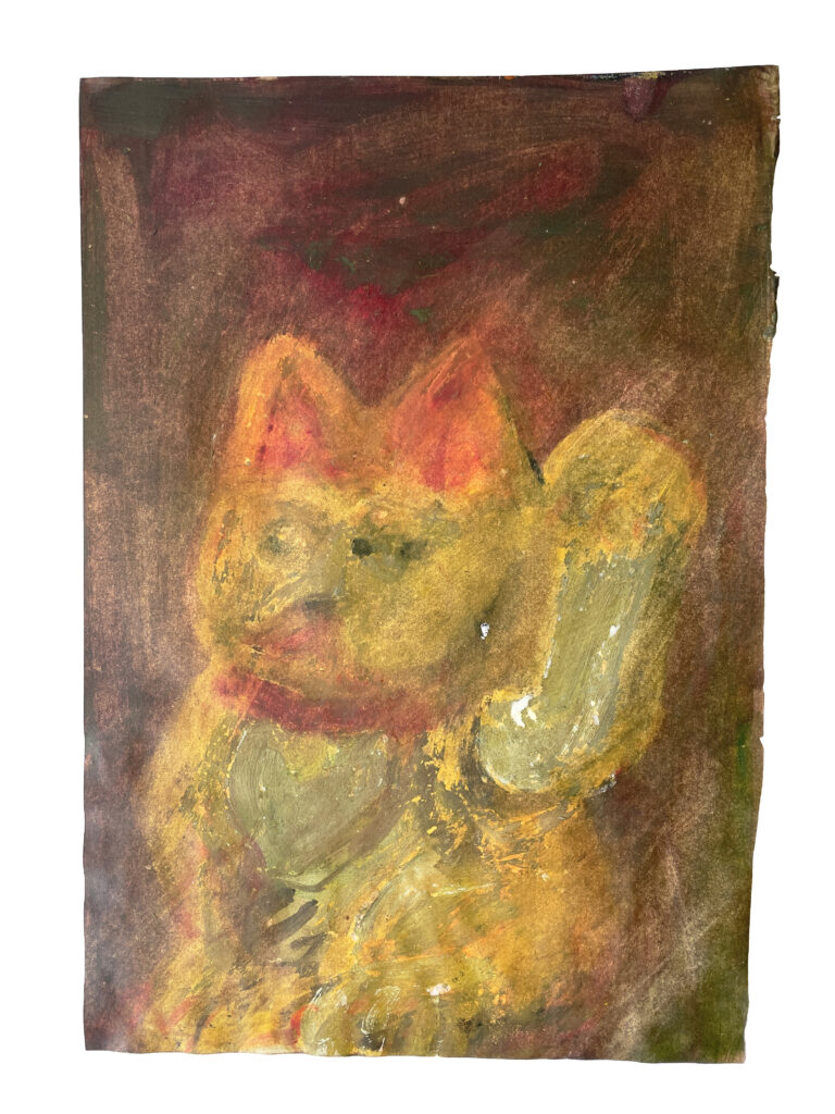 Untitled | 34x23 cm | oil color on paper | 2022
