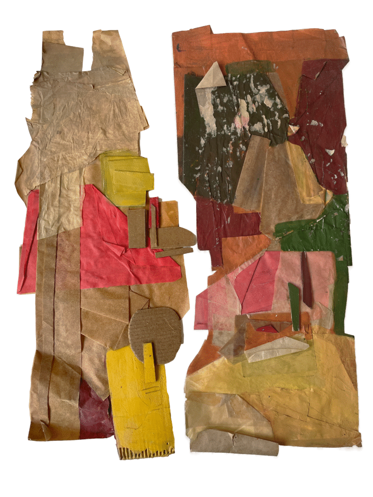 Untitled | 41x53 Cm | Collage and acrylic on cardboard | 2021