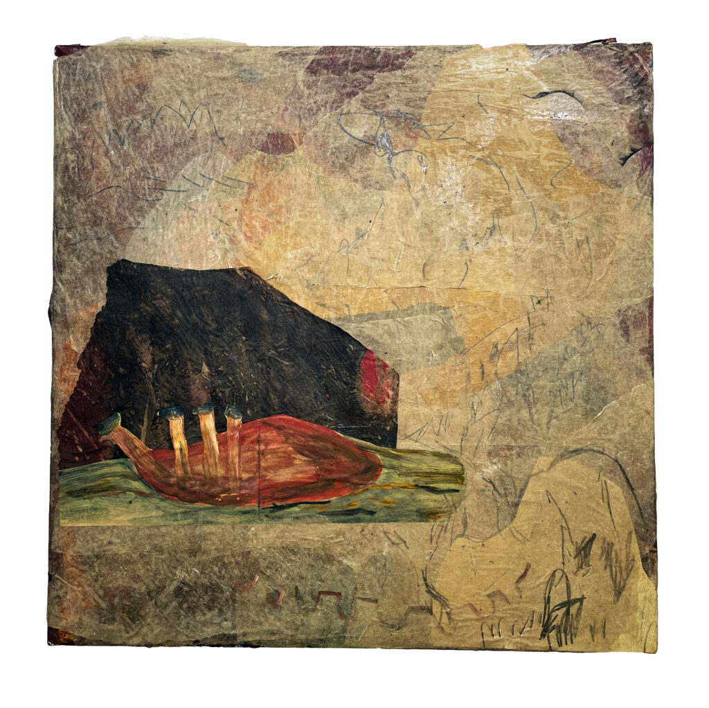 Untitled | 50x50 cm | Collage on cardboard | 2020