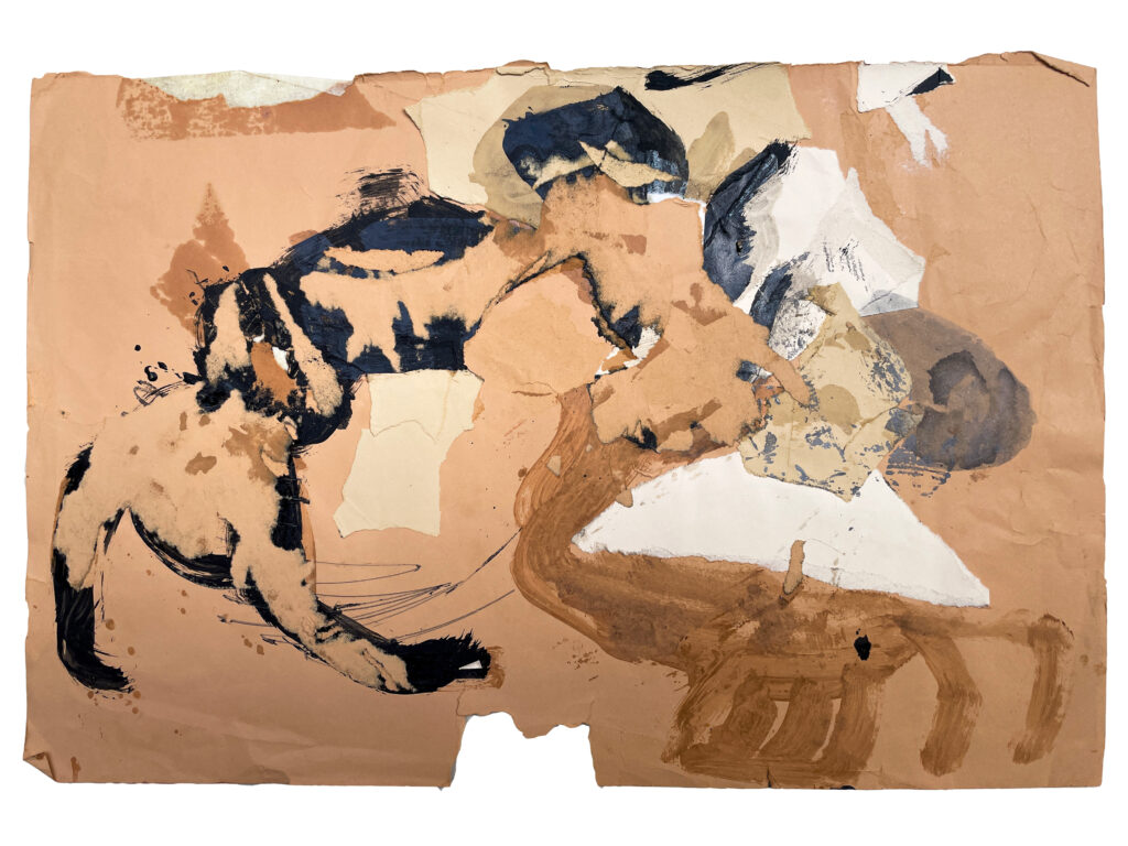 Untitled | 20x30 Cm | Collage and oil color on paper | 2022