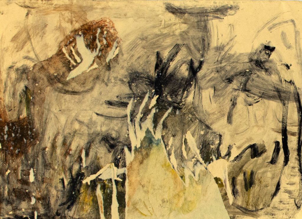 Untitled | oil color on paper | 18x26 cm | 2018
