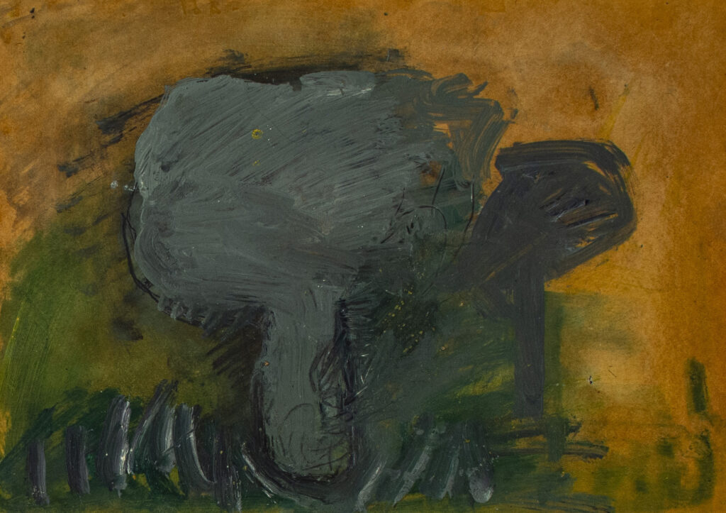 Untitled | oil color on paper | 18x26 cm | 2018