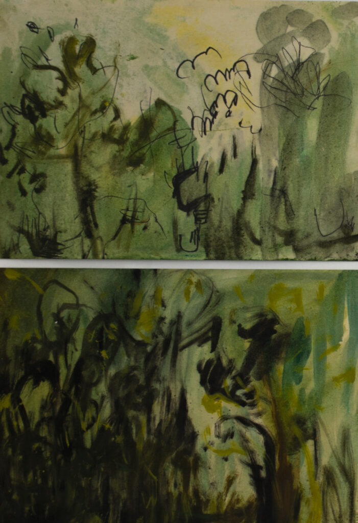 Untitled | oil color on paper | 36x26 cm | 2018