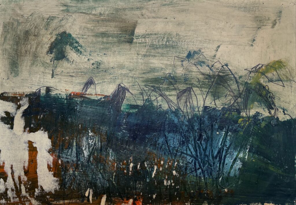 Untitled | oil color on paper | 18x26 cm | 2018