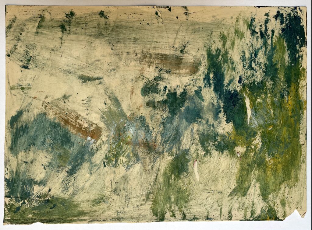 Untitled | oil color on paper | 18x26 cm | 2018