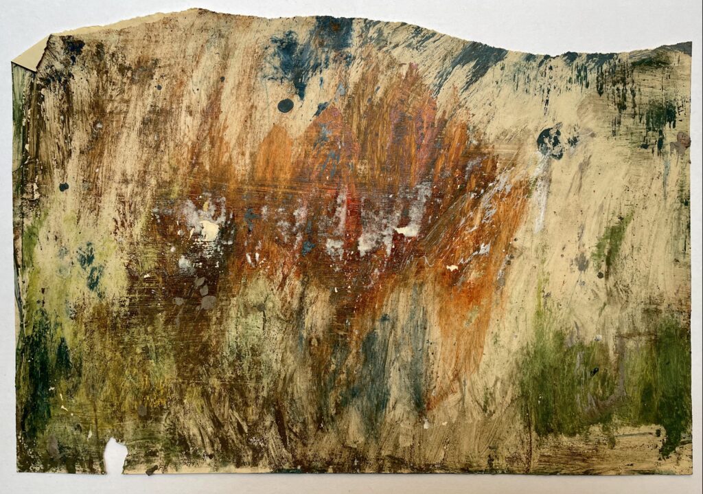 Untitled | oil color on paper | 18x26 cm | 2018