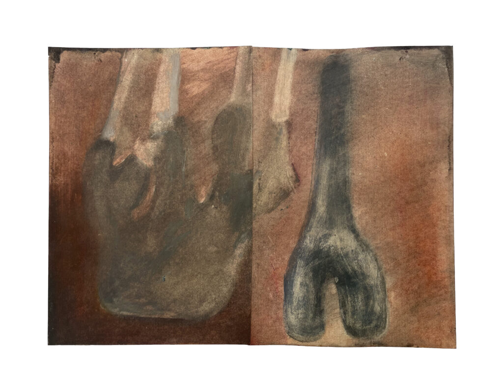 Candles | 34x45 cm | oil color on paper | 2022