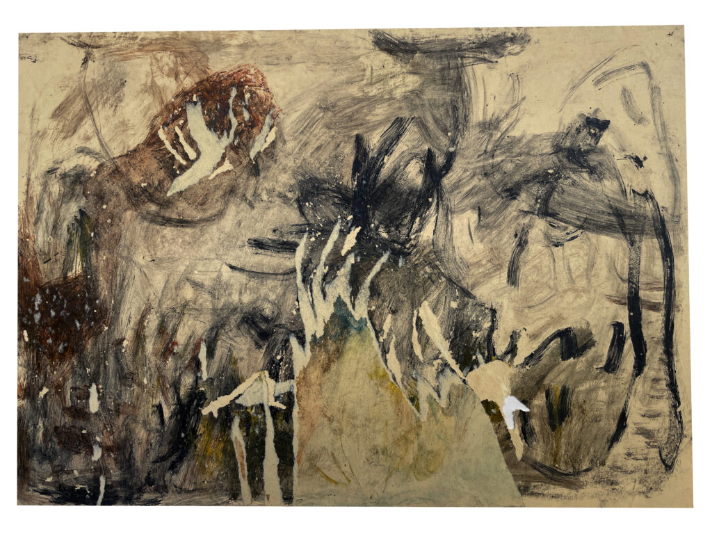 Untitled | oil color on paper | 18x26 cm | 2018