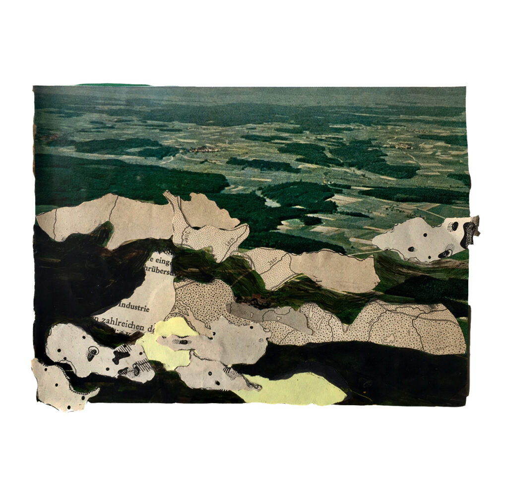 Untitled | 11x15 cm | Collage on photo | 2021