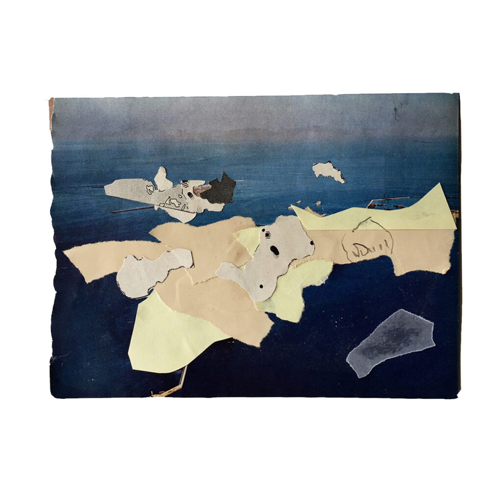 Untitled | 11x15 cm | Collage on photo | 2021