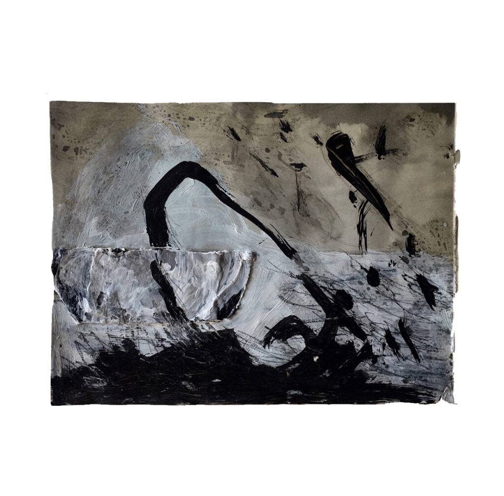 Untitled | 11x15 cm | Collage on photo | 2021